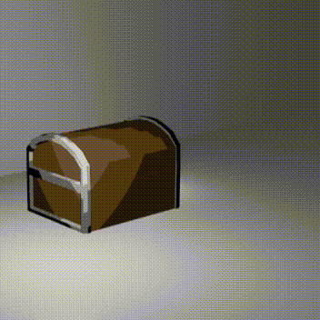 Estudo feito no Blender de rigging/animação com shader cartunizado.